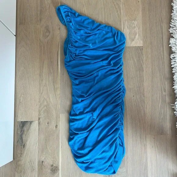 blue slinky dress Stay True to You Maxi Dress main image 0